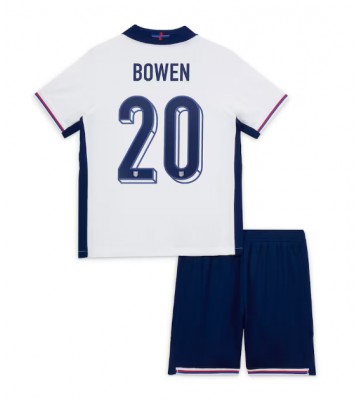 England Jarrod Bowen #20 Replika Babytøj Hjemmebanesæt Børn EM 2024 Kortærmet (+ Korte bukser)